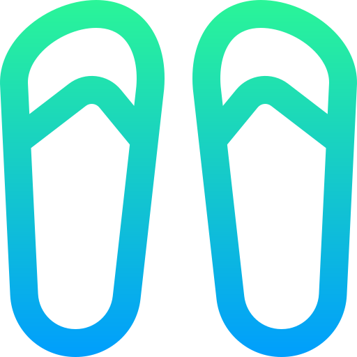 Use slippers Super Basic Straight Gradient icon