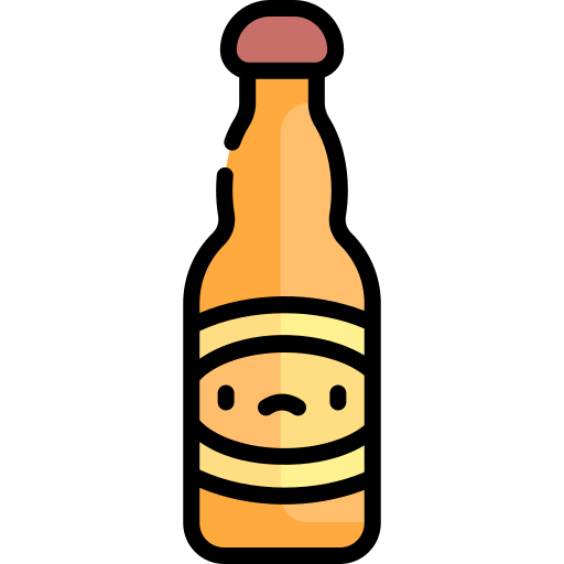 Beer Kawaii Lineal color icon