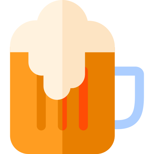 bier fles Basic Rounded Flat icoon