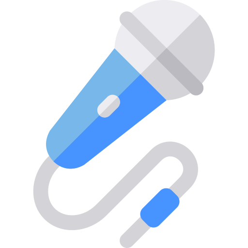 Microphone Basic Rounded Flat icon