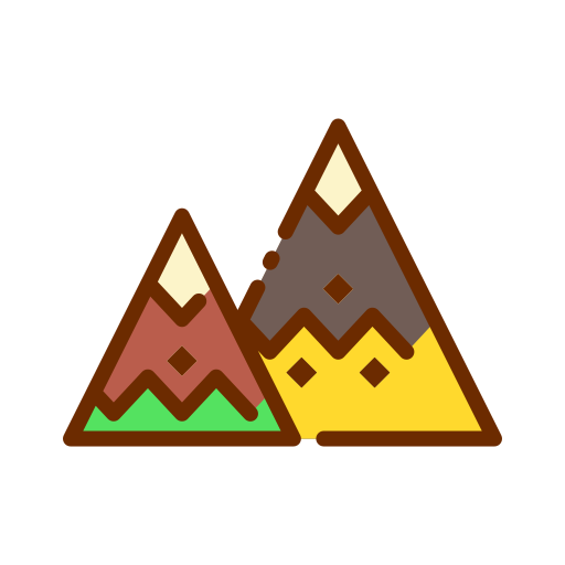 Гора Good Ware Lineal Color иконка