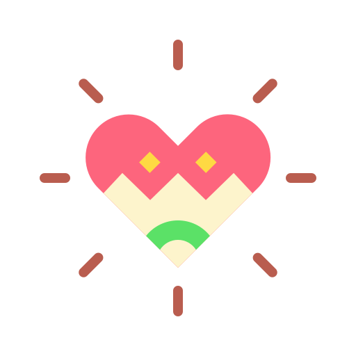 Heart Good Ware Flat icon