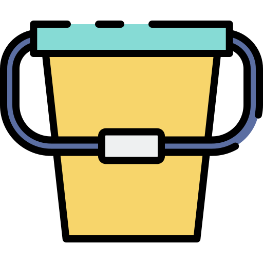 Bucket Good Ware Lineal Color icon