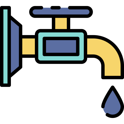 Faucet Good Ware Lineal Color icon