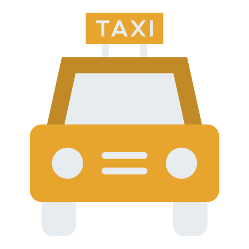 タクシー Good Ware Flat icon