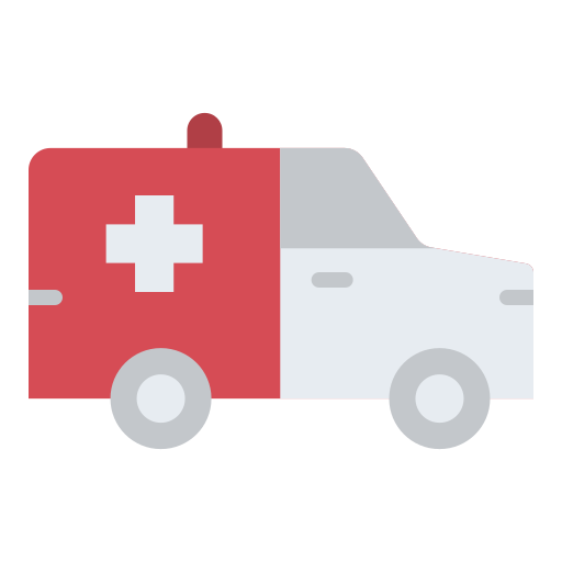Ambulance Good Ware Flat icon