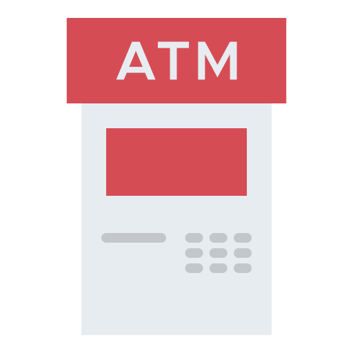 geldautomat Good Ware Flat icon