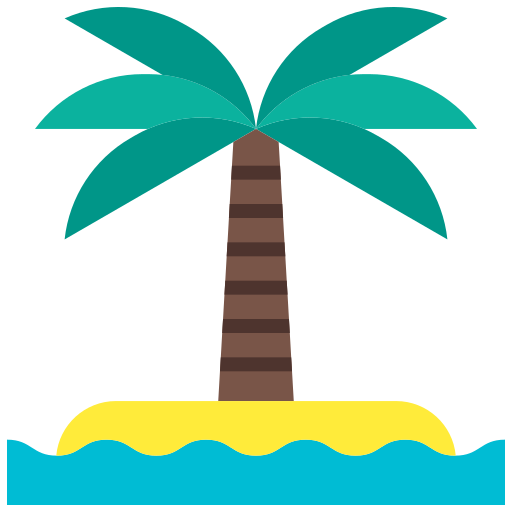 wyspa Good Ware Flat ikona