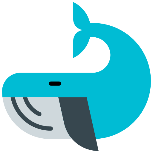 Whale Good Ware Flat icon