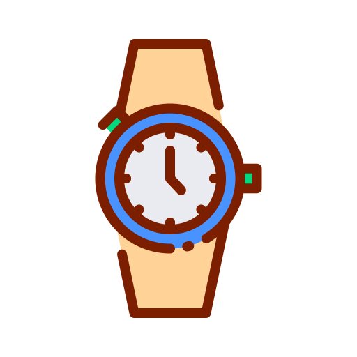 reloj de pulsera Good Ware Lineal Color icono