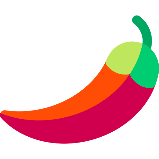 rote chilischote Basic Rounded Flat icon