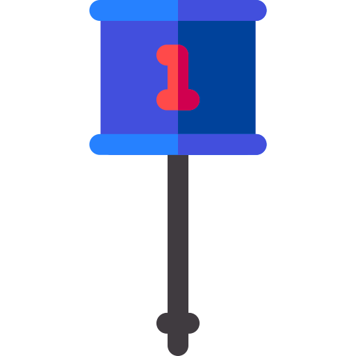 omlaag-indicator Basic Rounded Flat icoon