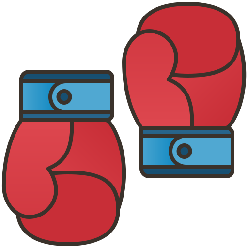 Boxing Amethys Design Lineal Color icon