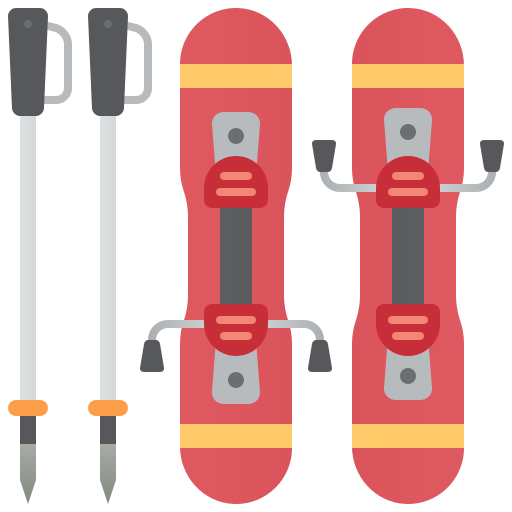 skifahren Amethys Design Flat icon