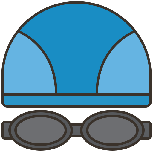 schwimmen Amethys Design Lineal Color icon