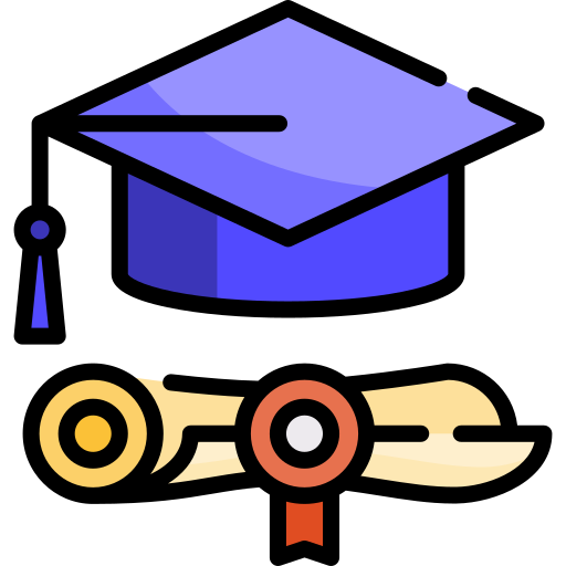 Graduate cap Special Lineal color icon