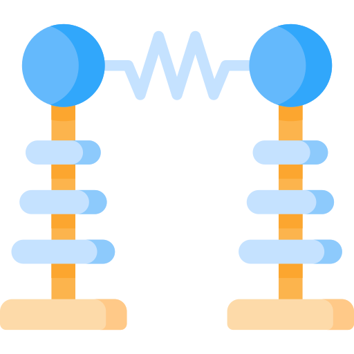 Tesla coil Special Flat icon
