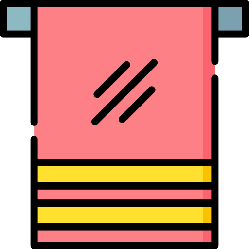 toalla Special Lineal color icono
