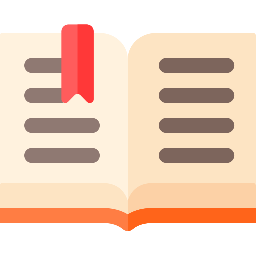 Книга Basic Rounded Flat иконка