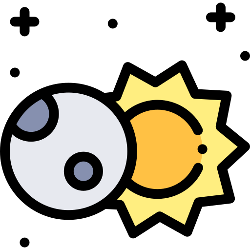 eclipse Detailed Rounded Lineal color icono
