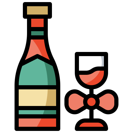wijn Surang Lineal Color icoon