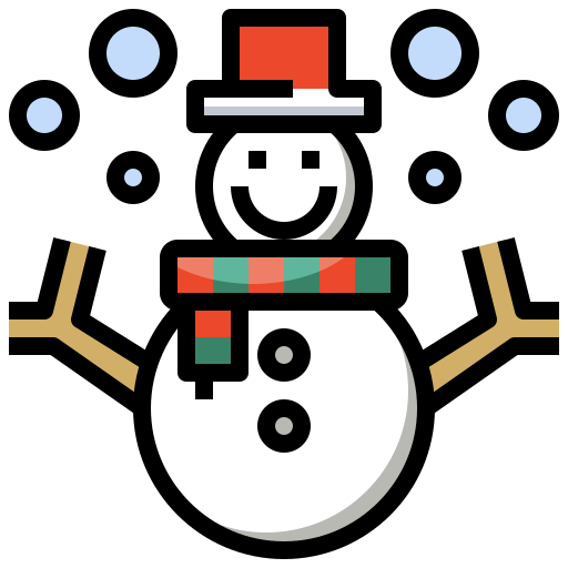 Snowman Surang Lineal Color icon