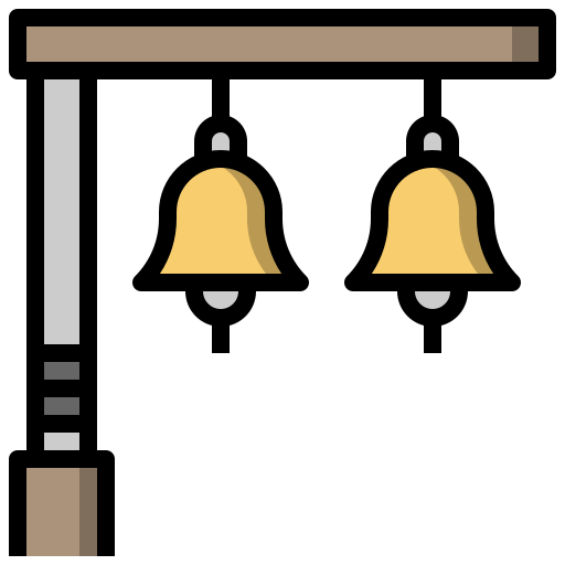 bahnhof Surang Lineal Color icon