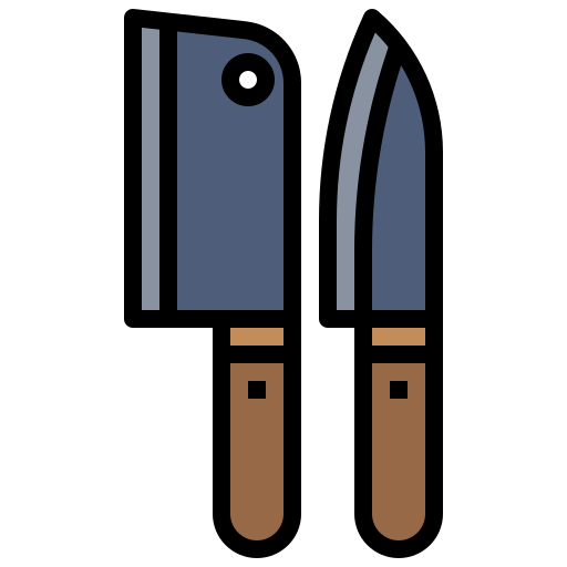 Knifes Surang Lineal Color icon