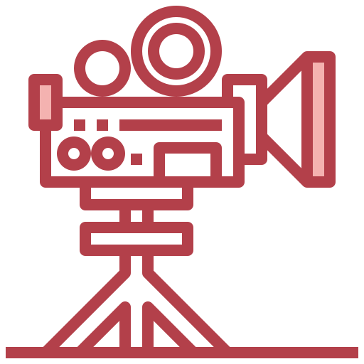 cámara de cine Surang Red icono