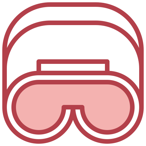 Safety glasses Surang Red icon