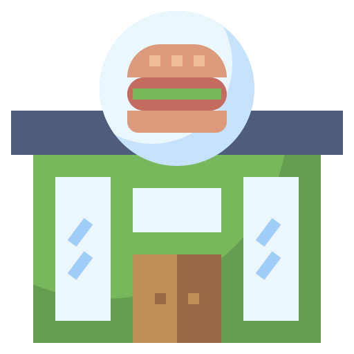 Burger bar Surang Flat icon