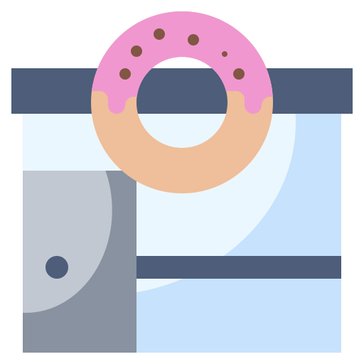 Donut shop Surang Flat icon