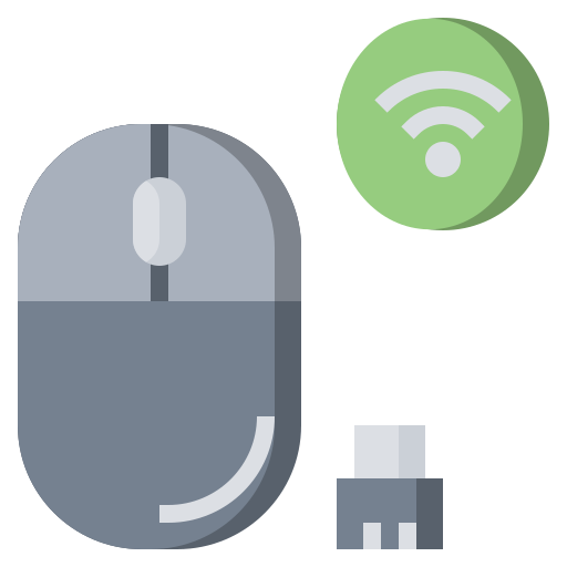 Wireless mouse Surang Flat icon
