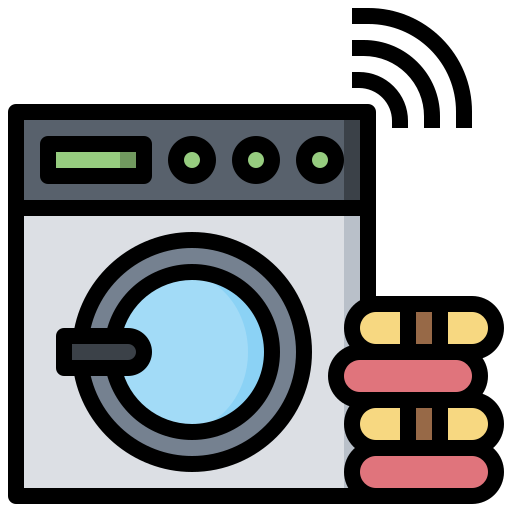 Washing machine Surang Lineal Color icon