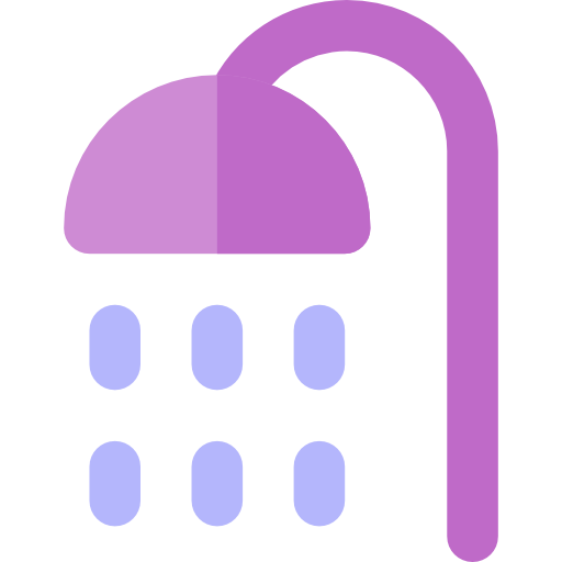 Shower Basic Rounded Flat icon
