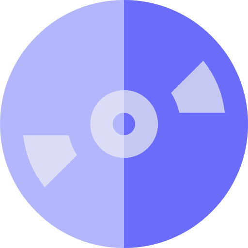콤팩트 디스크 Basic Rounded Flat icon