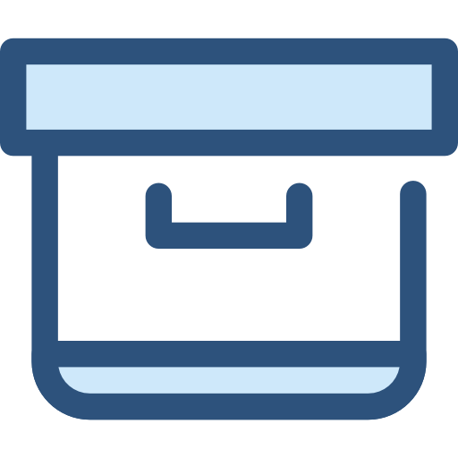 caja Monochrome Blue icono