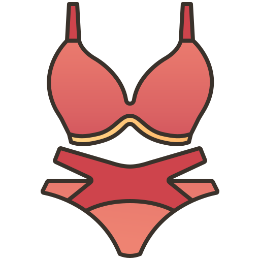 bikini Amethys Design Lineal Color icona