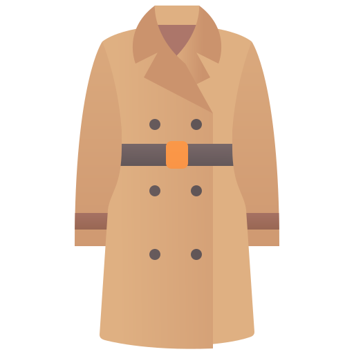 Coat Amethys Design Flat icon