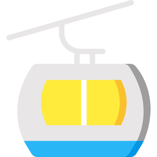 Cable car SBTS2018 Flat icon