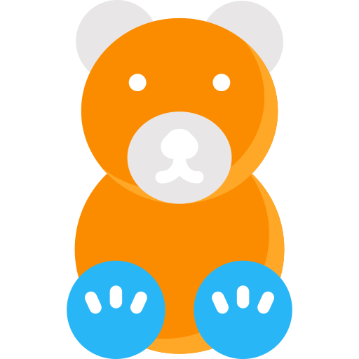 knuffelbeer SBTS2018 Flat icoon