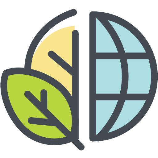 Ecological Generic Outline Color icon