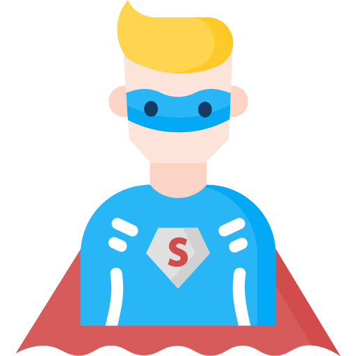 Superhero SBTS2018 Flat icon