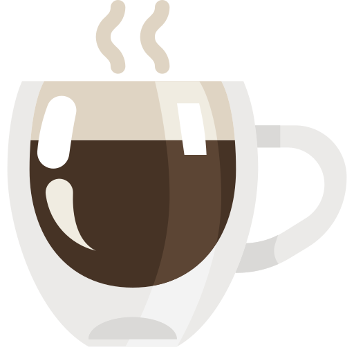 café caliente Justicon Flat icono
