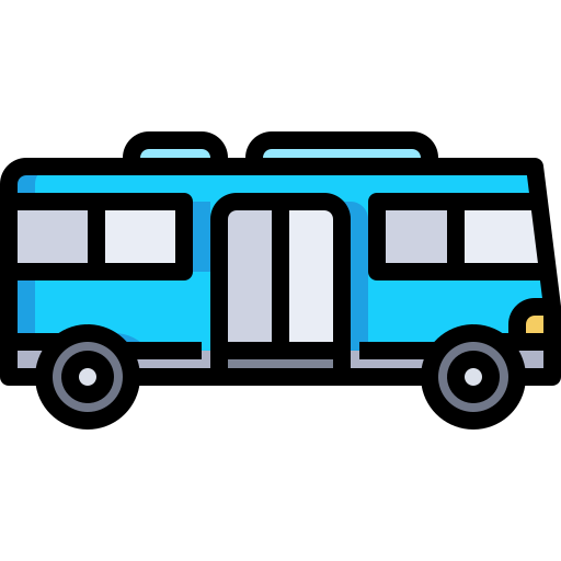 bus Justicon Lineal Color icoon