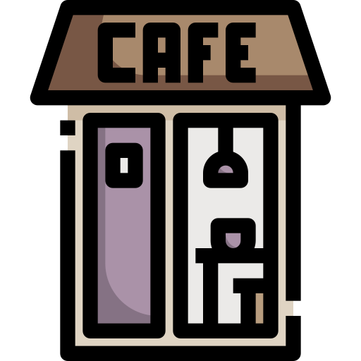cafetería Justicon Lineal Color icono