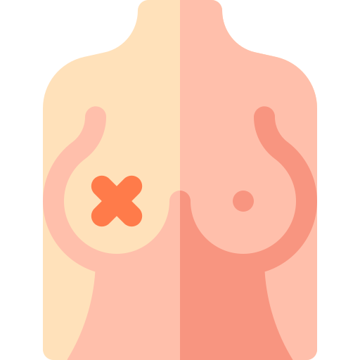 tumore al seno Basic Rounded Flat icona