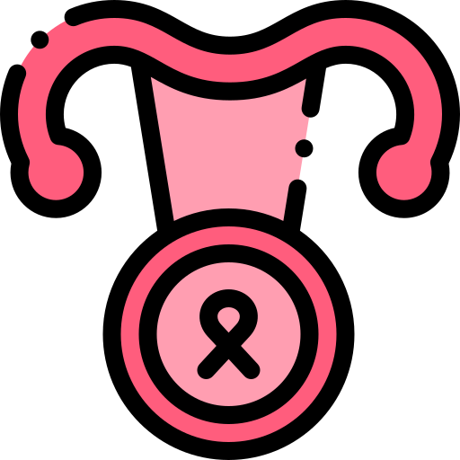 uterus Detailed Rounded Lineal color icon