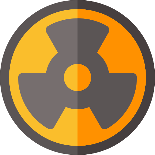 Радиоактивный Basic Rounded Flat иконка