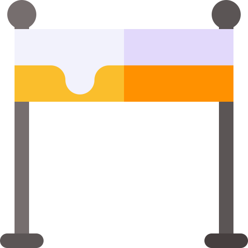 poteau indicateur Basic Rounded Flat Icône